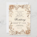 Search for sepia wedding invitations Vintage