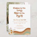 Search for fall in love wedding invitations Bohemian