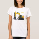 Search for construction womens tshirts Excavator