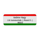 Search for national flag return address labels Pride