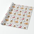 Search for cat xmas wrapping paper Santa