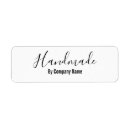 Search for cursive return address labels Elegant