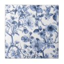 Search for blue floral pattern tiles Chic