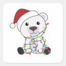 Search for polar animal stickers Xmas