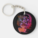 Search for pentacle key rings Wiccan