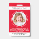 Search for food allergy id badges Warning