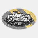 Search for motorcycle birthday stickers Biker