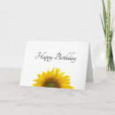 Search for yellow sunflower birthday cards Country