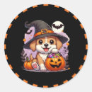 Search for cute halloween dog stickers Purple