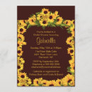 Search for sunflower frame invitations Yellow