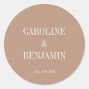 Search for natural wedding stickers Simple