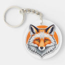 Search for small fox key rings Orange