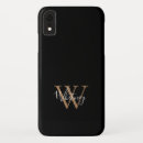 Search for black and white monogram iphone cases Gold
