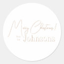 Search for elegant retro typography stickers Merry christmas