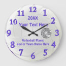Search for volleyball clocks Purple