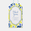Search for lemon gift tags Blue and yellow