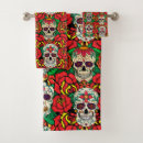 Search for sugar skull bathroom accessories Halloween
