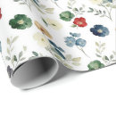 Search for red floral wrapping paper Vintage
