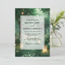 Search for enchanted forest wedding invitations Trees flowers misty forest
