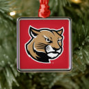 Search for cougars christmas tree decorations Unique siue cougars seasonal