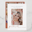 Search for senior class graduation invitations Gold foil