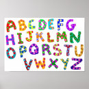 Search for alphabet kids posters Colourful