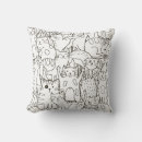 Search for black and white cat cushions Pattern