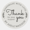 Search for love thank you stickers Homemade