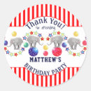 Search for circus party stickers Kids birthday