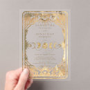 Search for gold acrylic wedding invitations Rustic
