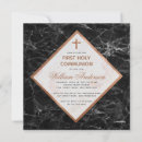 Search for black white first communion invitations Modern
