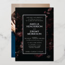 Search for black red silver invitations Flowers