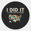 Search for 50 states stickers Map