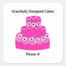 Search for cake business wedding stickers Baking