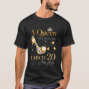 Search for queens are born in march tshirts Was