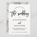 Search for black marble wedding invitations Trendy