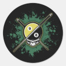 Search for pool cue stickers 8 ball