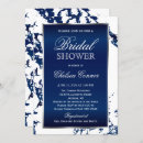 Search for blue and silver bridal shower invitations Bride