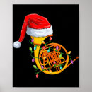 Search for christmas music posters Santa