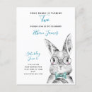 Search for some bunny birthday invitations Boy