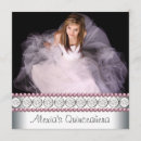 Search for pearl quinceanera invitations Pink
