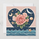 Search for seashell heart cards Blue