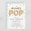 Search for ready to pop invitations Gold