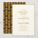 Search for floral rehearsal dinner invitations Trendy