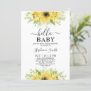 Search for sunflower baby girl shower invitations Floral