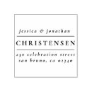 Search for wedding return address rubber stamps Names