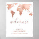 Search for pink world map posters Elegant