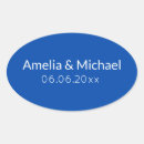 Search for cobalt wedding stickers Blue and white