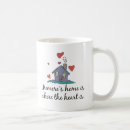 Search for home is where the heart mugs Funny