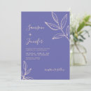 Search for periwinkle blue wedding invitations Minimalist